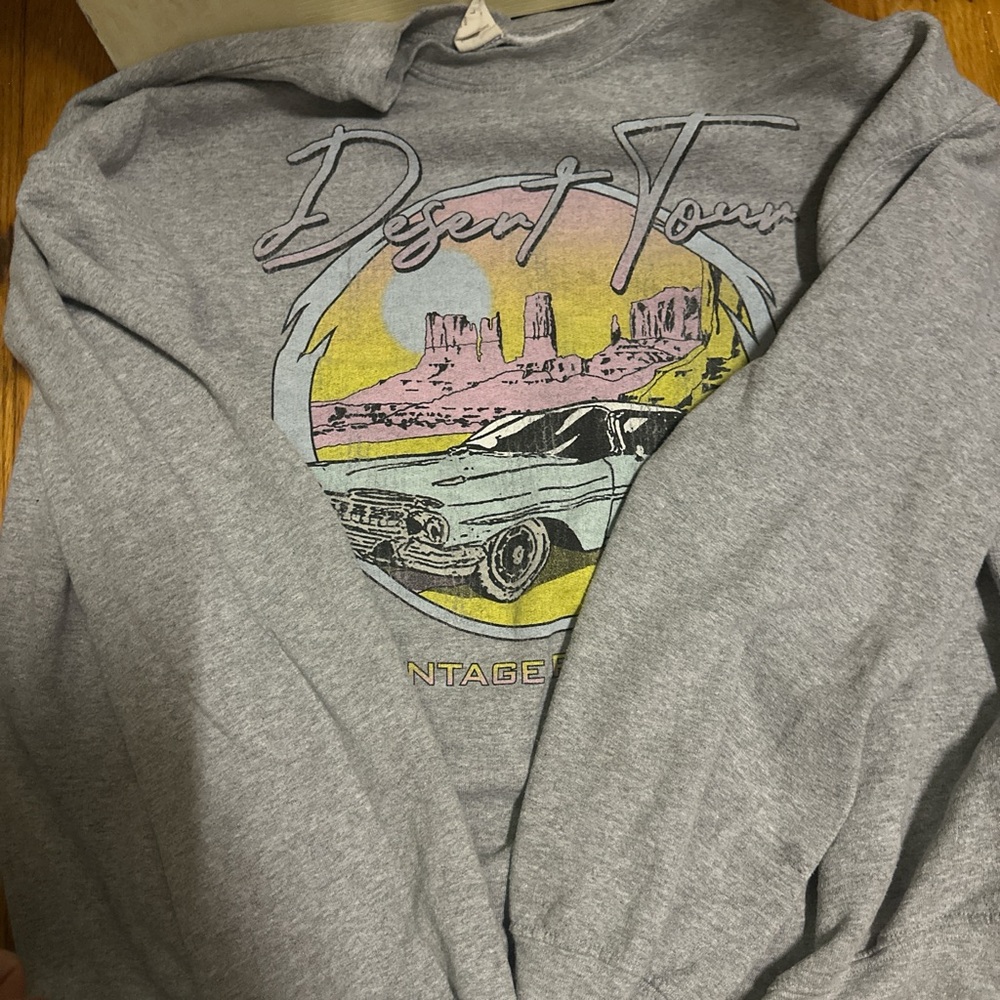 Altar'd State Gray Desert Town Sweater